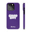 Good Boy Slim iPhone Cases - Purple