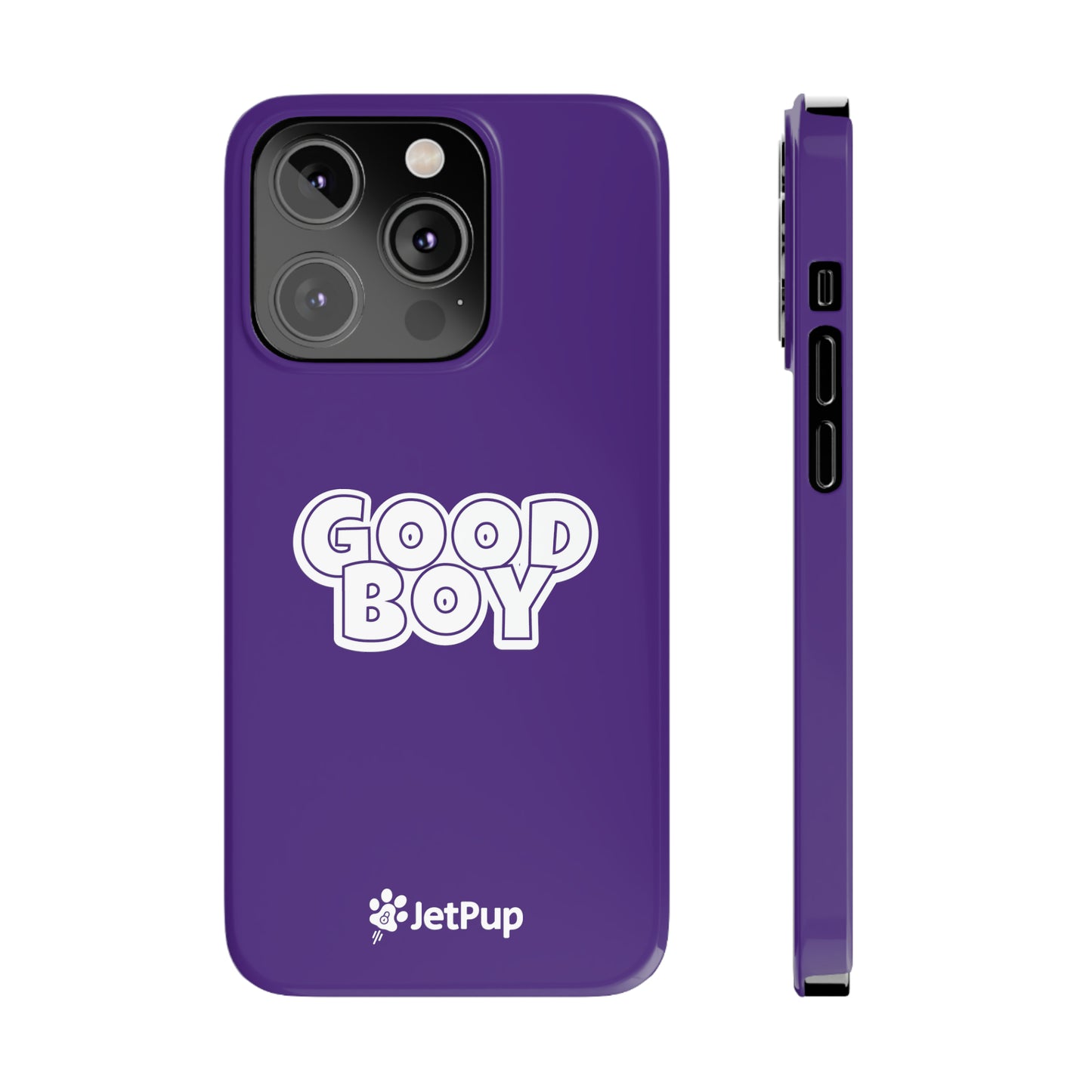 Good Boy Slim iPhone Cases - Purple