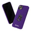 Pup Hood Slim iPhone Cases - Purple