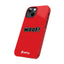 Woof Slim iPhone Cases - Red