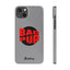 Bad Pup Slim iPhone Cases - Grey