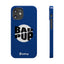 Bad Pup Slim iPhone Cases - Blue