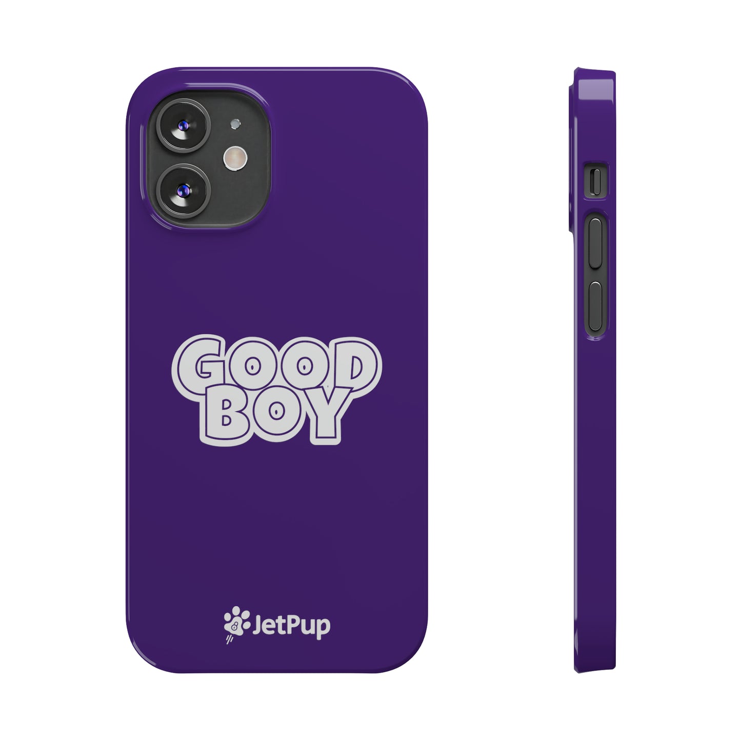 Good Boy Slim iPhone Cases - Purple