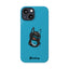 Pup Hood Slim iPhone Cases - Turquoise