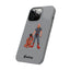 Dad & Pup Slim iPhone Cases - Grey