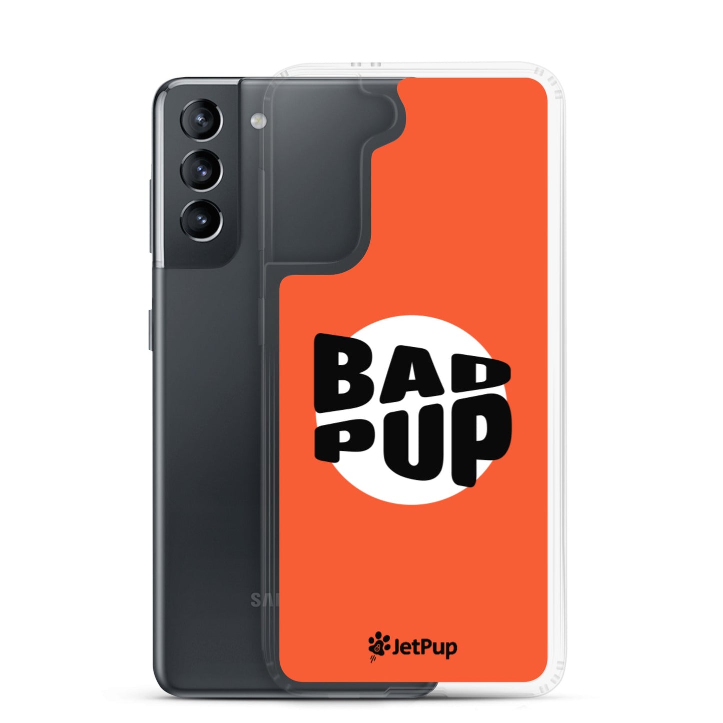 Bad Pup Samsung Case - Orange - JetPup