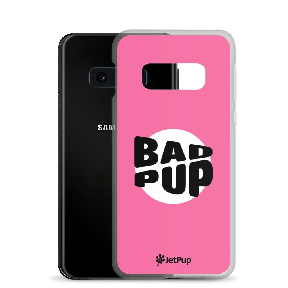 Bad Pup Samsung Case - Pink - JetPup