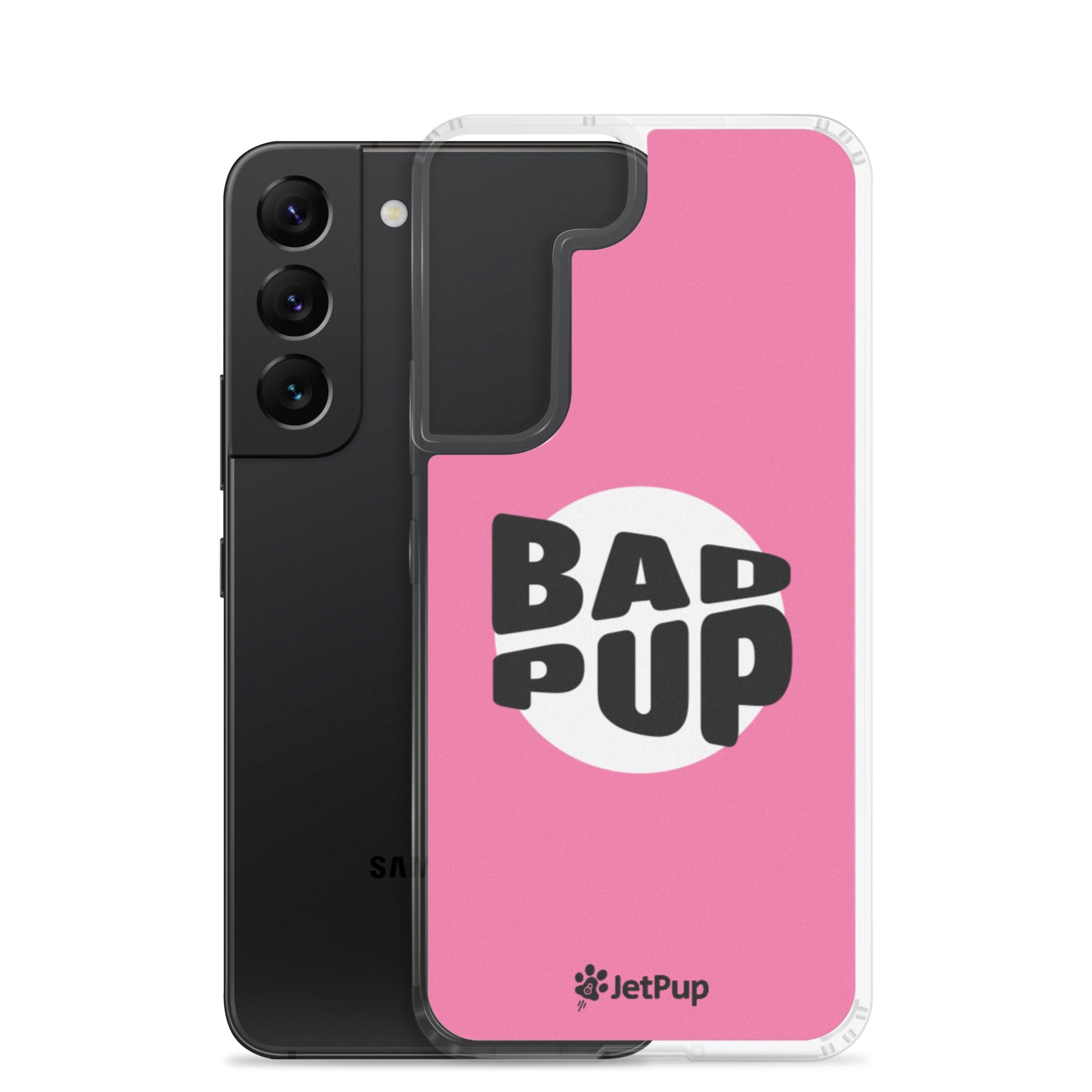 Bad Pup Samsung Case - Pink - JetPup