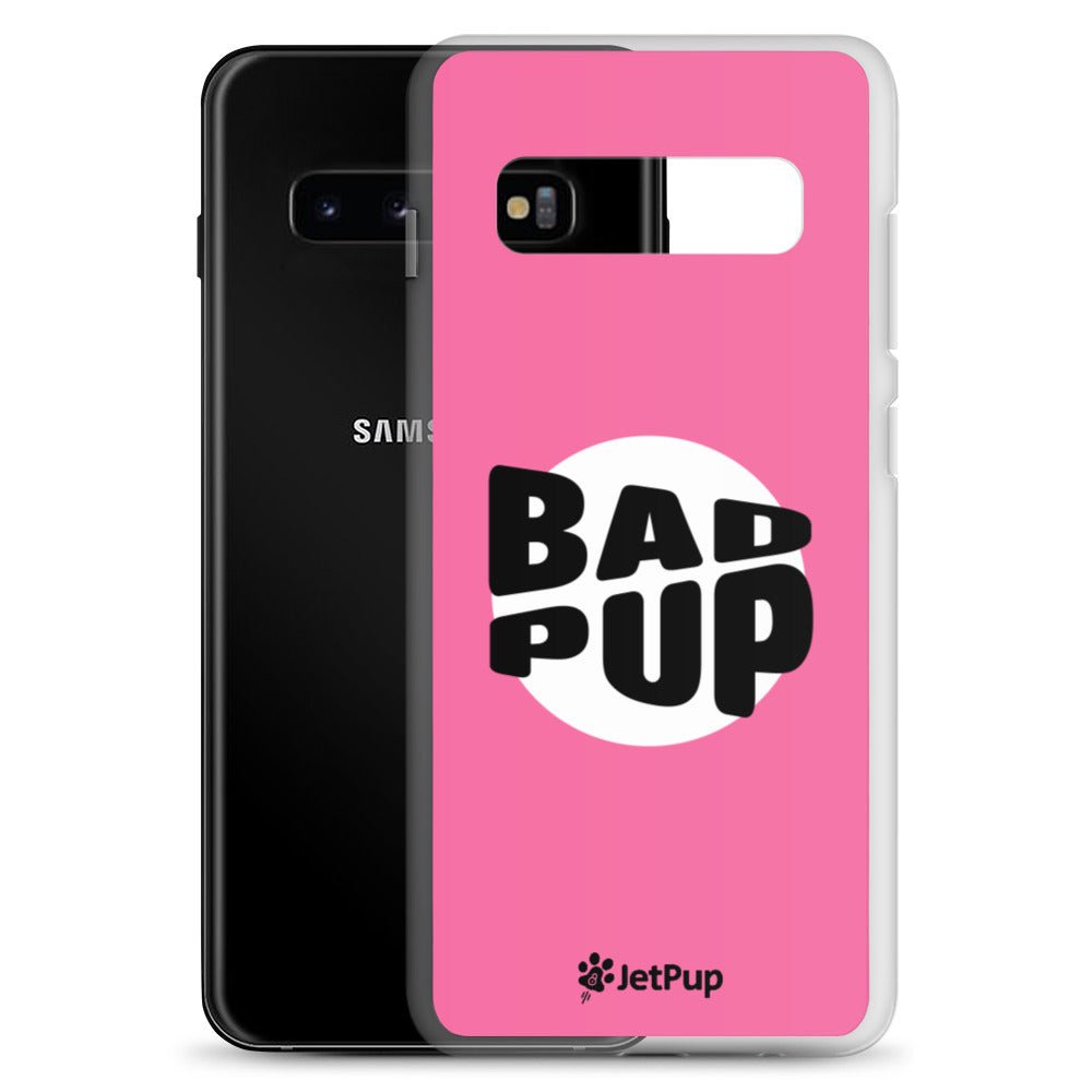 Bad Pup Samsung Case - Pink - JetPup