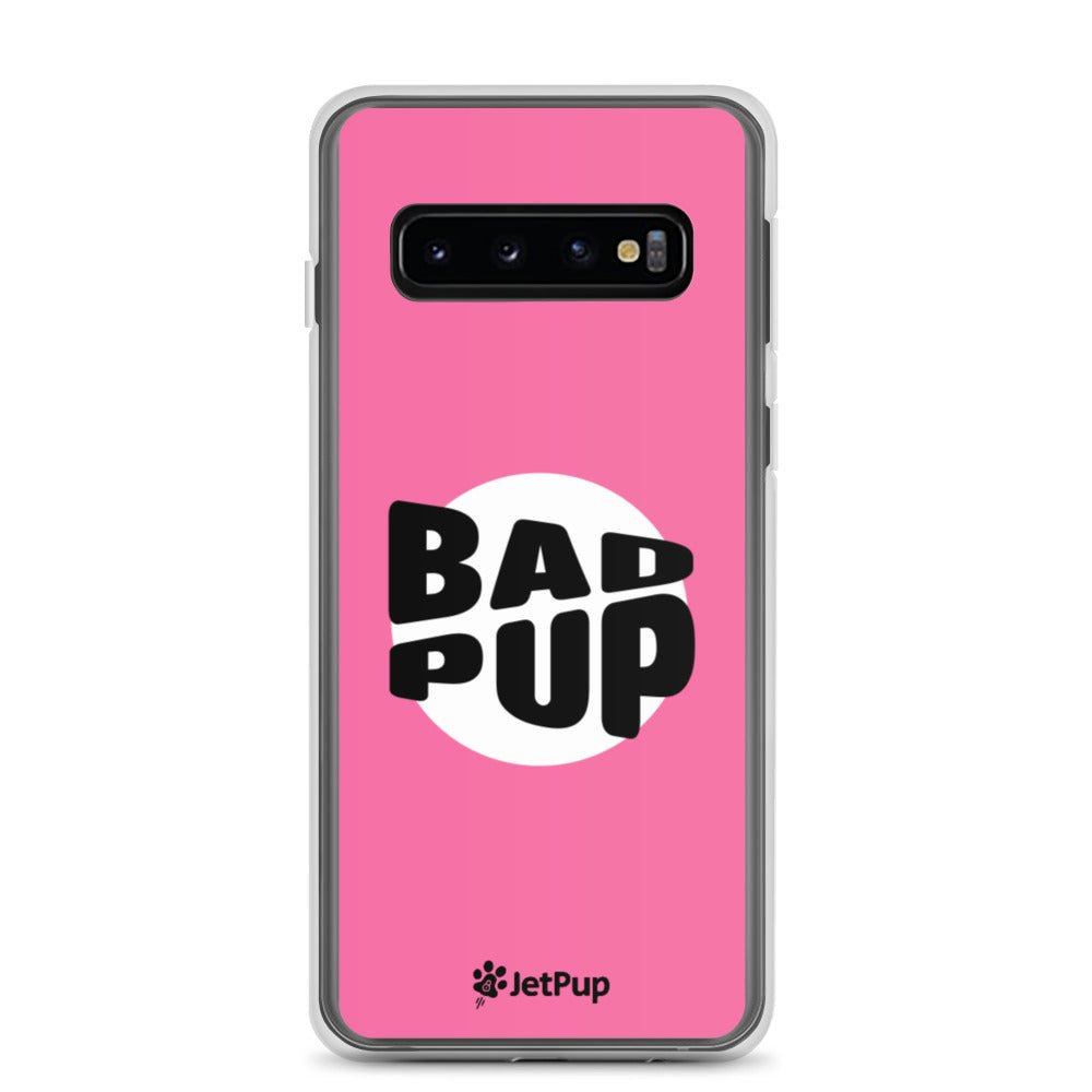 Bad Pup Samsung Case - Pink - JetPup