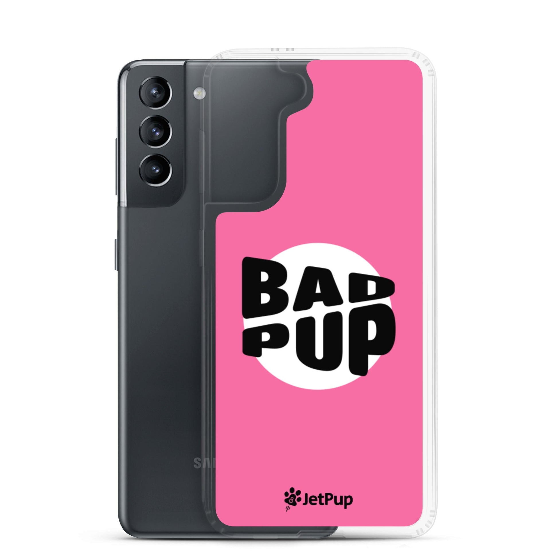 Bad Pup Samsung Case - Pink - JetPup