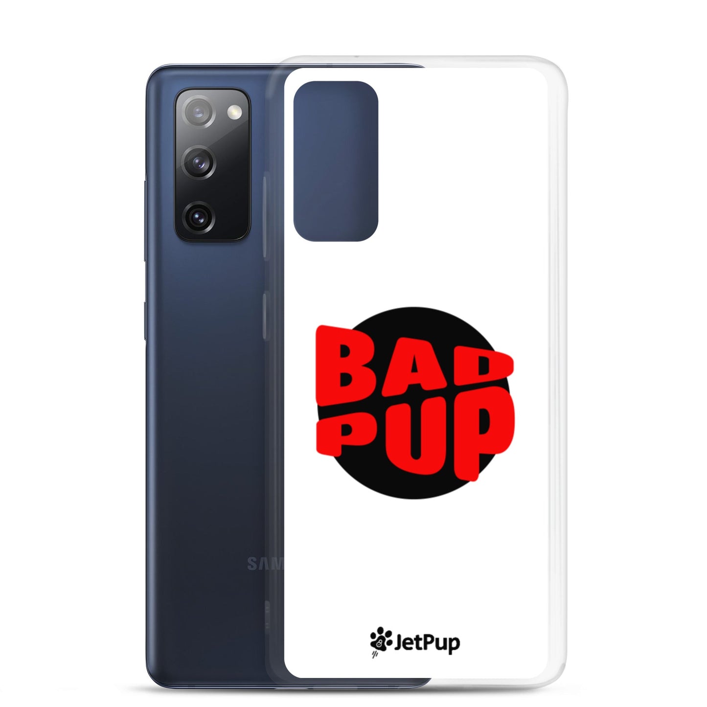Bad Pup Samsung Case - White - JetPup