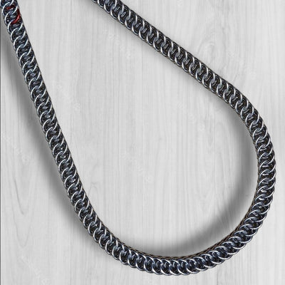 Barber Chainmail 12 Gauge Chain/Collar - Silver - JetPup