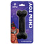 Black silicone chew toy bone for human pups. Front packaging featuring a human pup in mask and collar with JetPup logo.