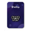An enamel pin with 'GOOD PUP' text in black and white, attached to a purple background with a space theme and JetPup logo at the top.