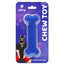 blue bone food grade silicone chew toy. Front packaging features the JetPup logo and a human pup illustration.