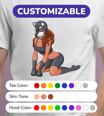 Femme Pup - Short Sleeve Tee - Customizable - JetPup