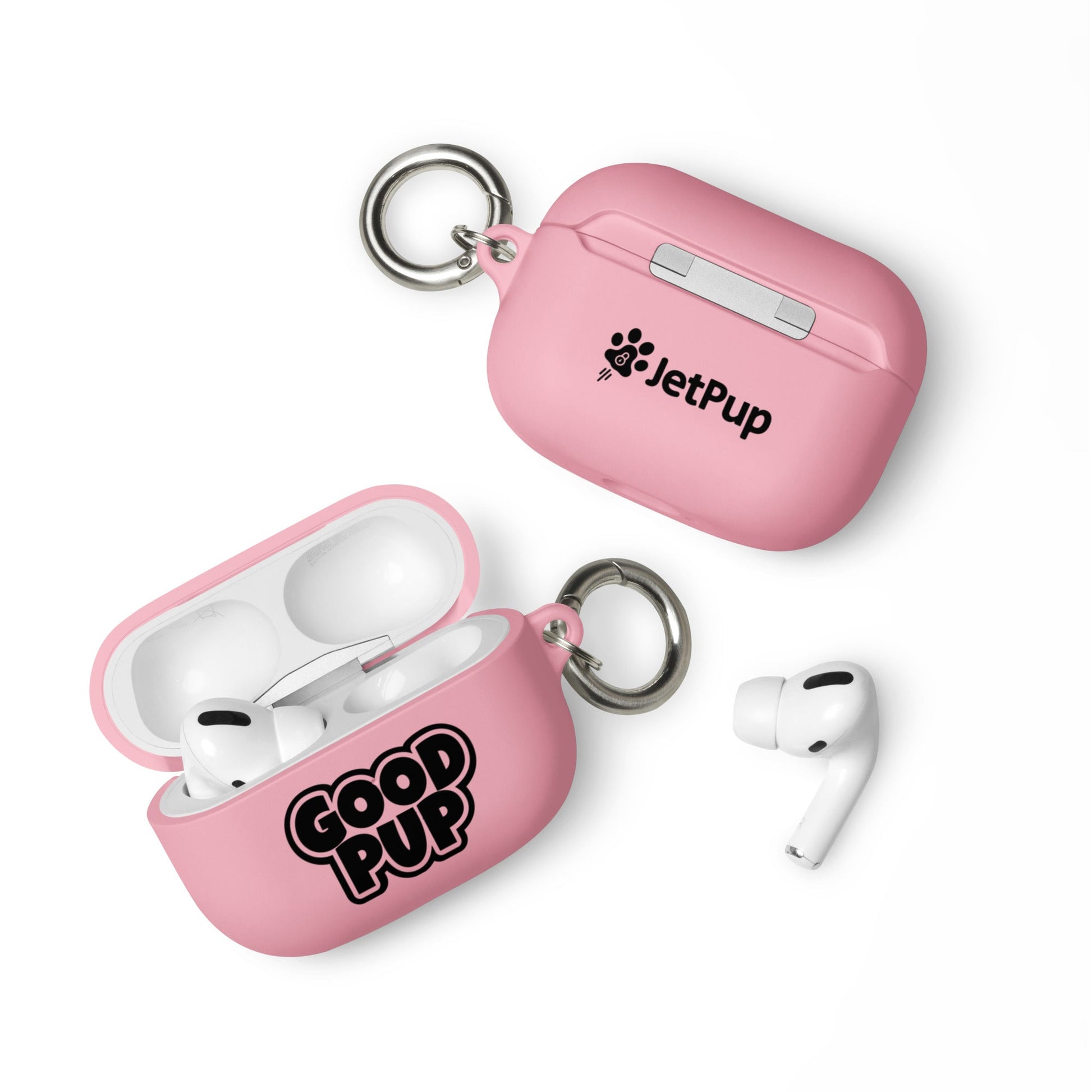 Good Pup AirPods Case - Pink - JetPup