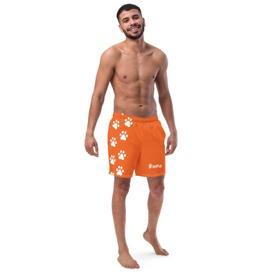 Paw Print Swim Trunks (Multiple Colors) - JetPup