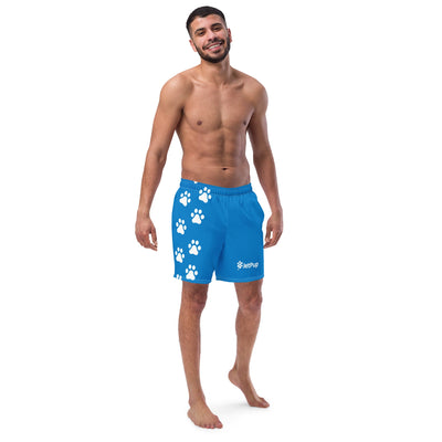 Paw Print Swim Trunks (Multiple Colors) - JetPup