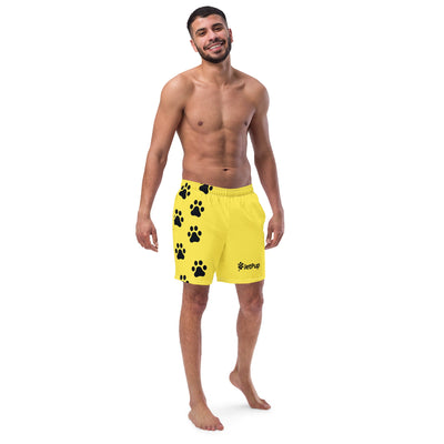 Paw Print Swim Trunks (Multiple Colors) - JetPup