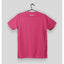 Pink t-shirt on a black hanger with a white JetPup logo