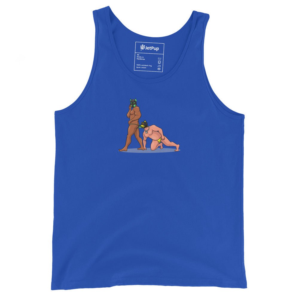 Playful Pups Unisex Tank Top - Multiple Colors - JetPup