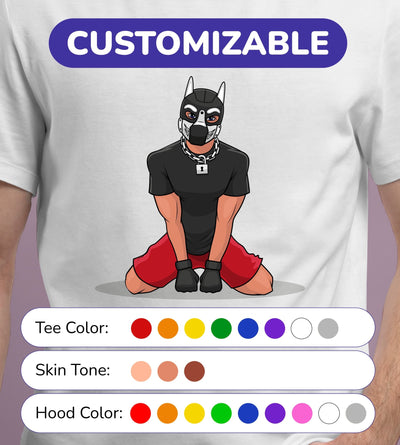 Punk Pup - Short Sleeve Tee - Customizable - JetPup