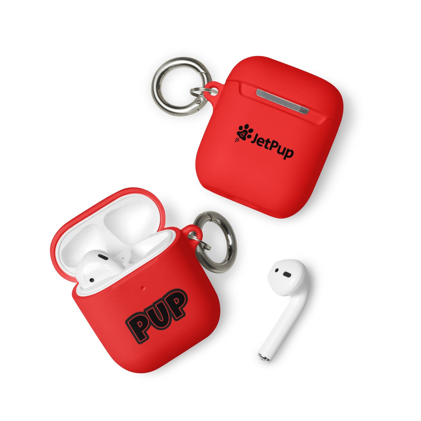 Pup AirPods Case - Red - JetPup