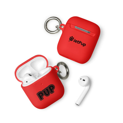 Pup AirPods Case - Red - JetPup