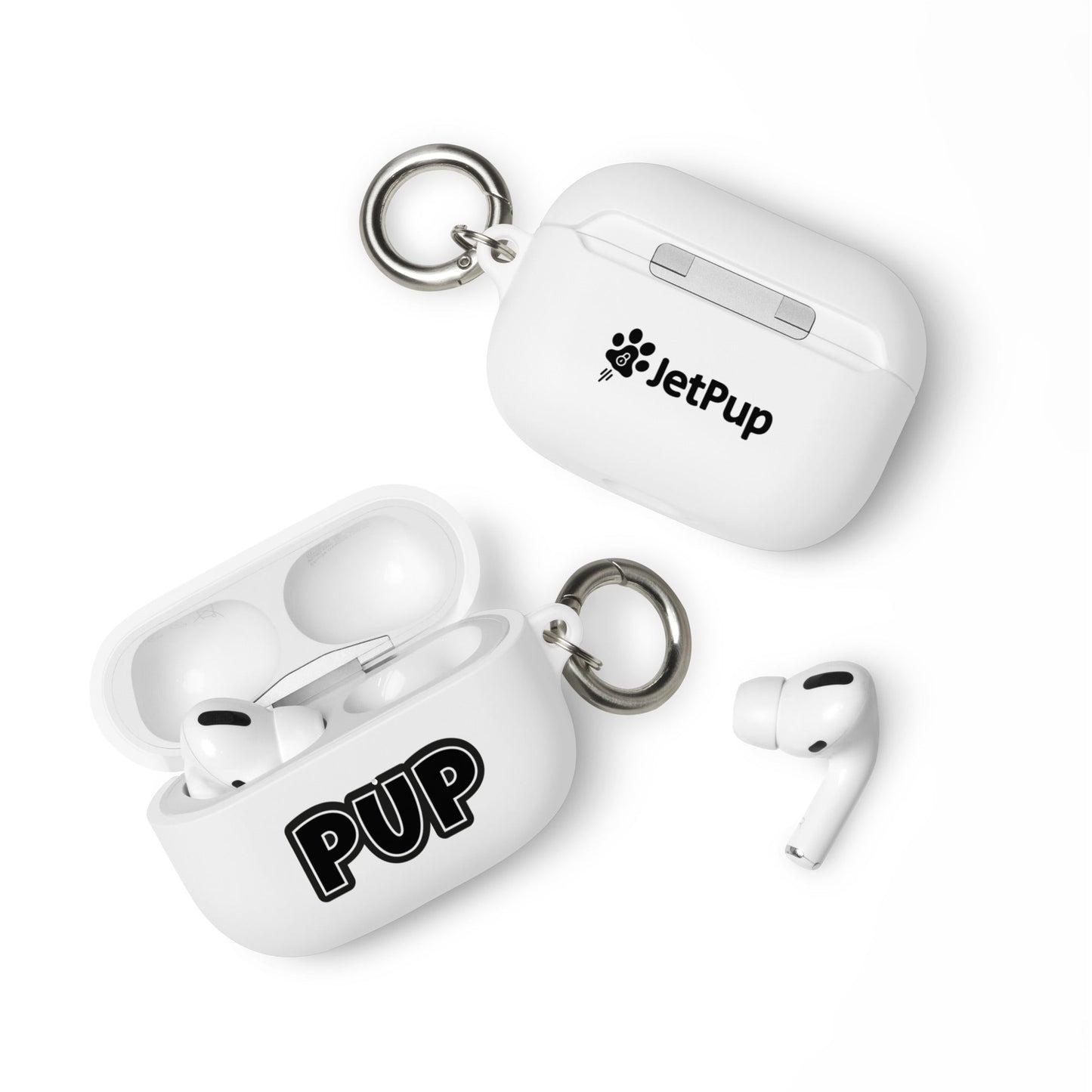 Pup AirPods Case - White - JetPup