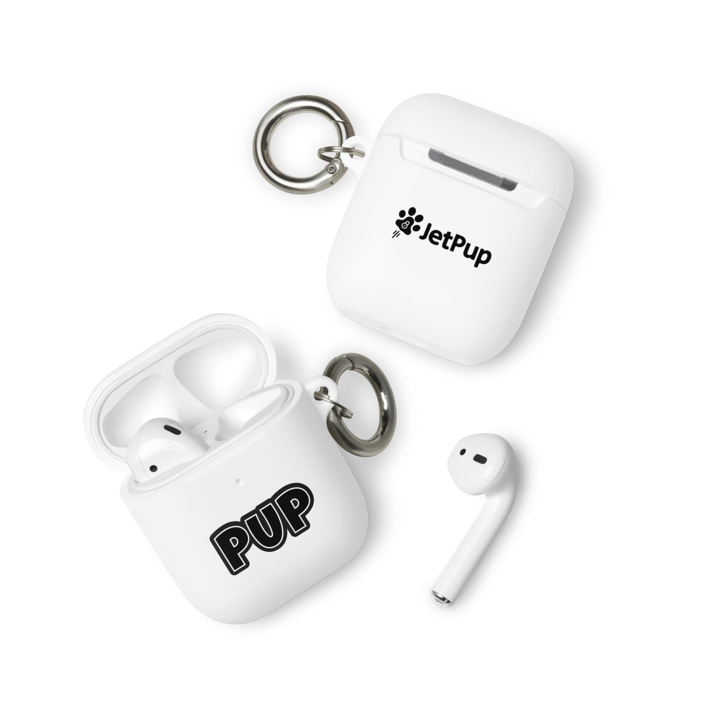 Pup AirPods Case - White - JetPup