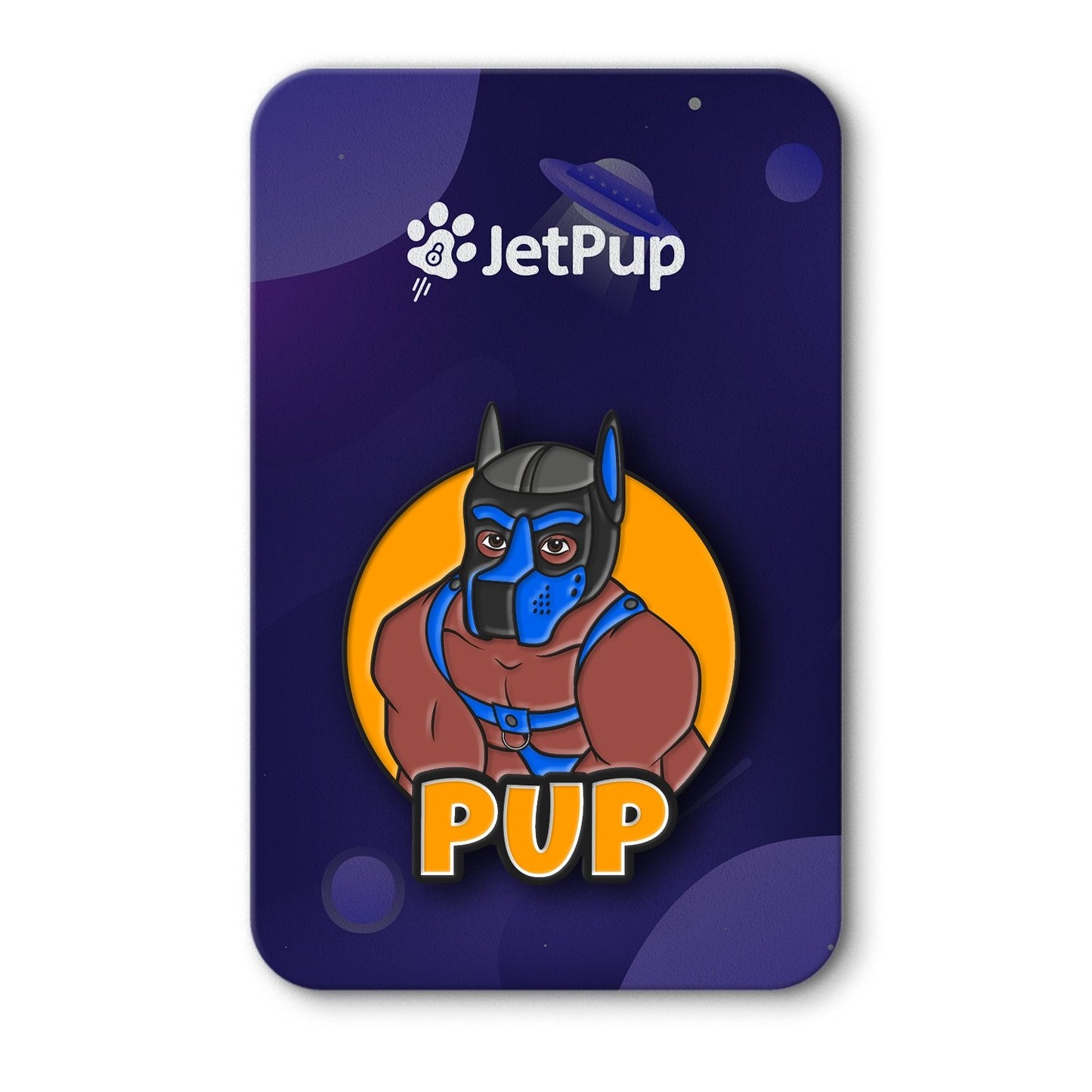 Pup Enamel Pin - Yellow - JetPup