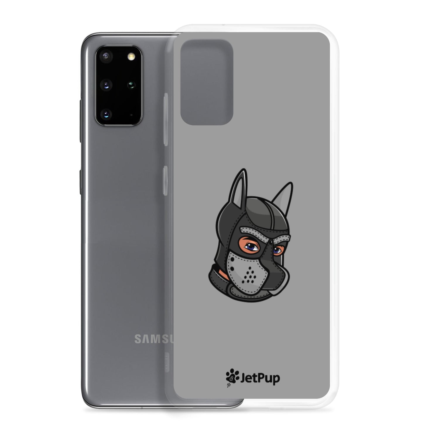 Pup Hood Samsung Case - Grey - JetPup