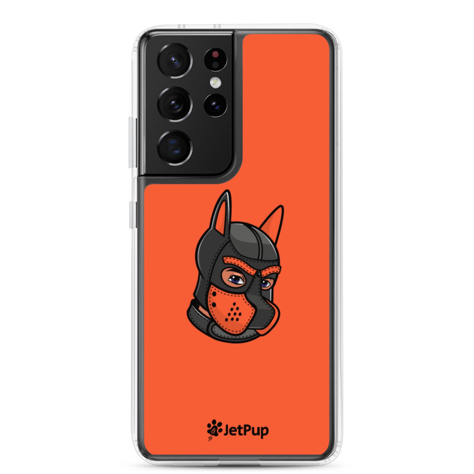 Pup Hood Samsung Case - Orange - JetPup