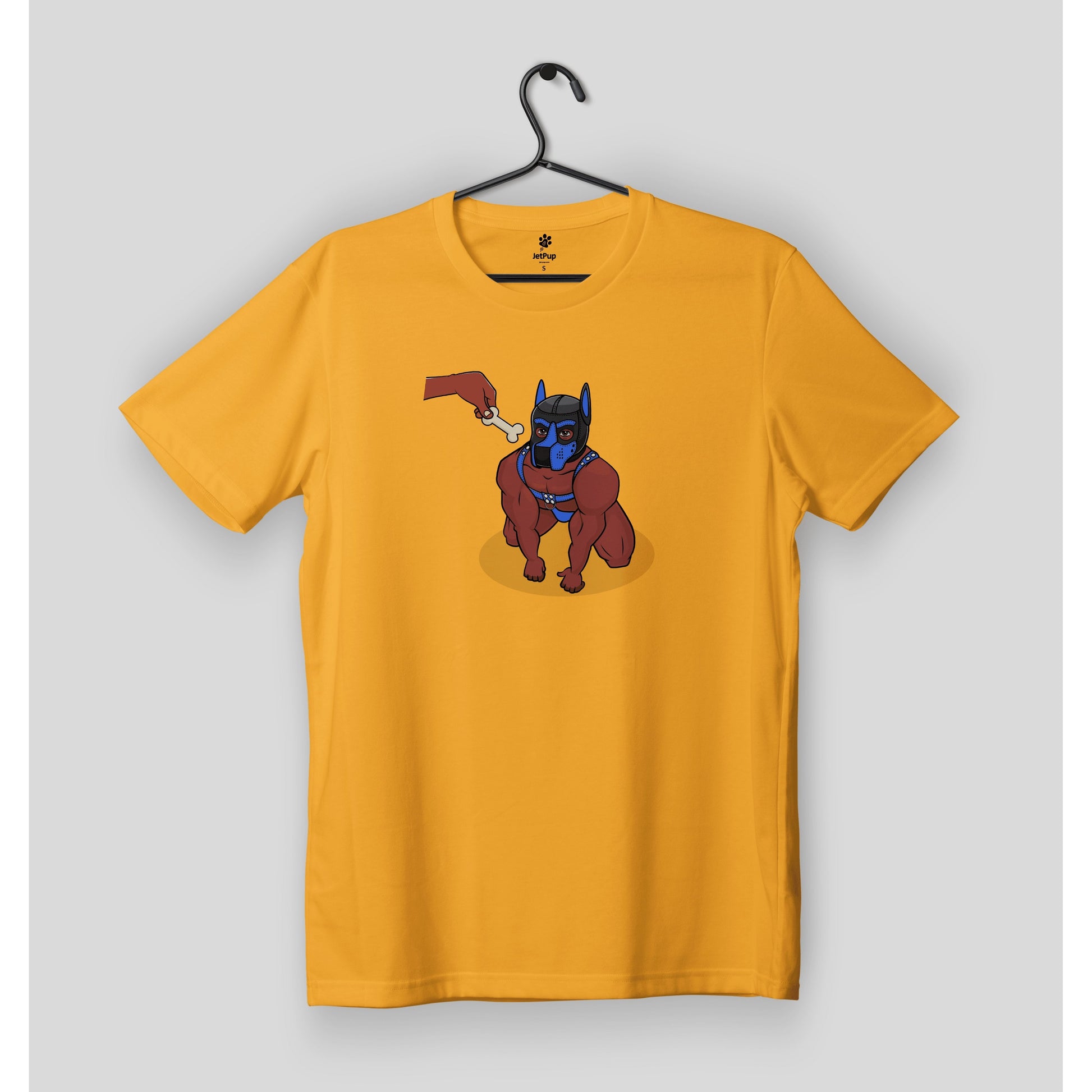 Human Pup Play | T-Shirt - Yellow