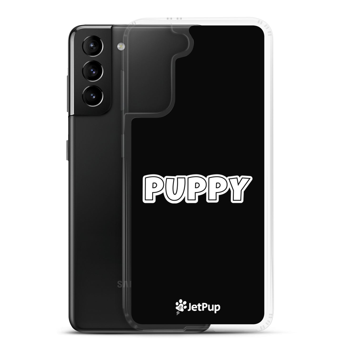 Puppy Samsung Case - Black