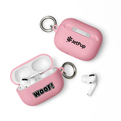 Woof AirPods Case - Pink - JetPup
