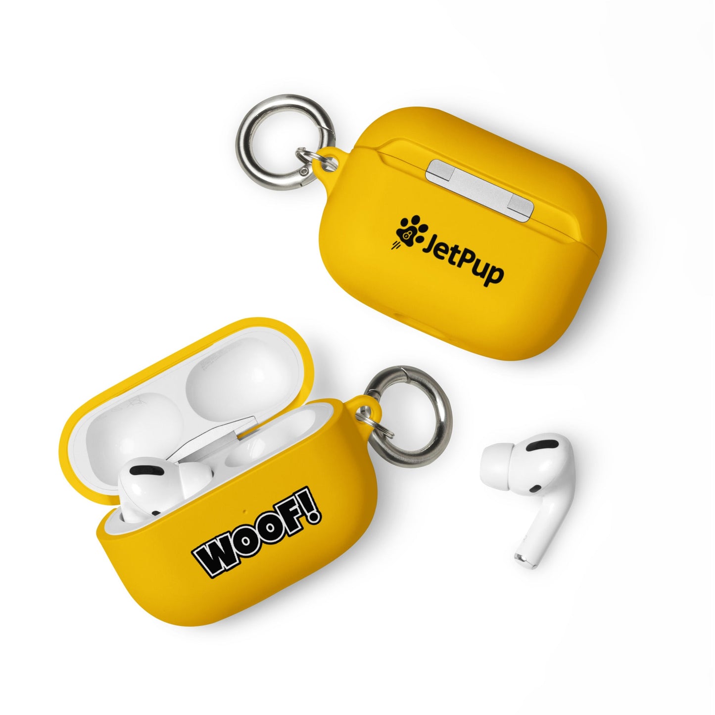 Woof AirPods Case - Yellow - JetPup