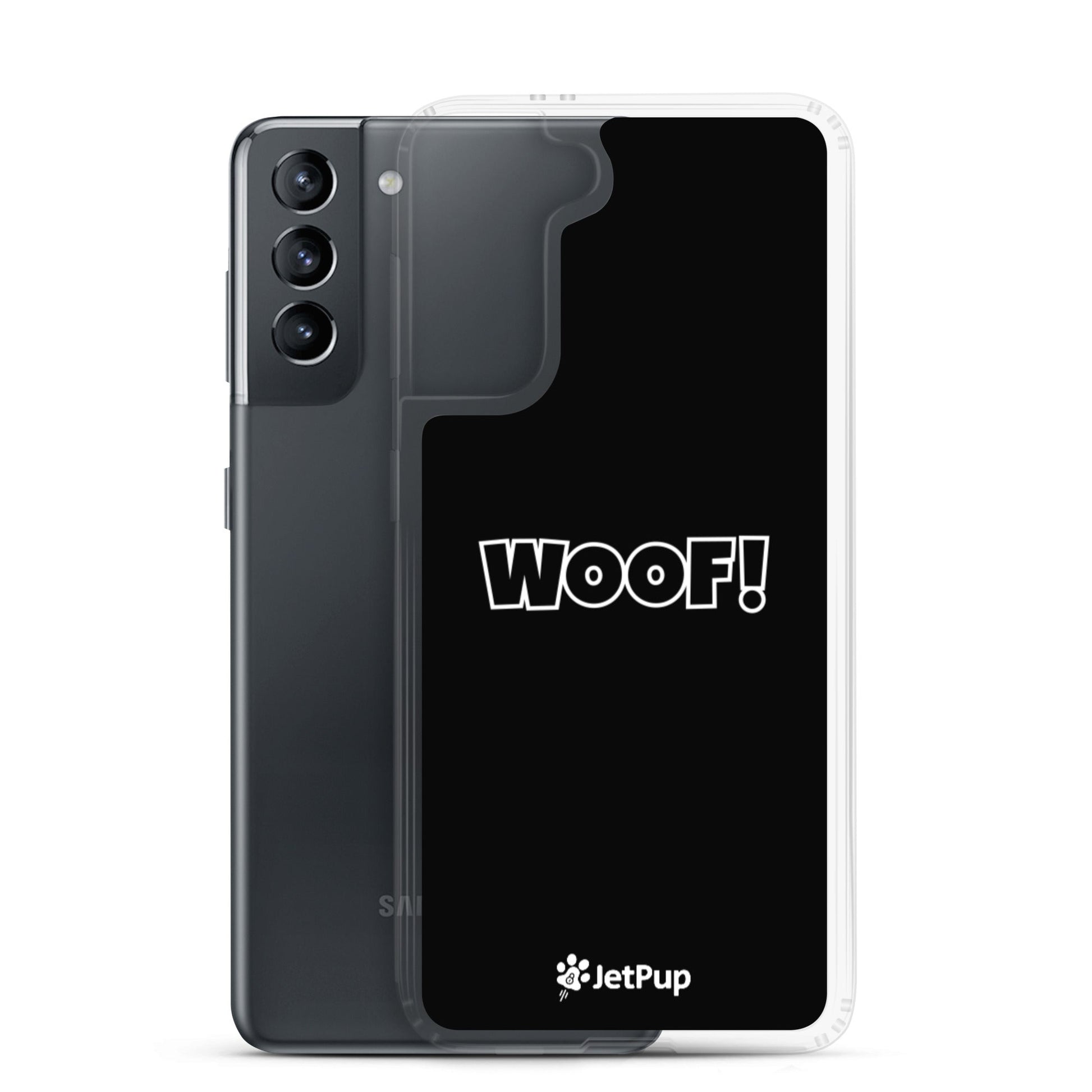 Woof Samsung Case - Black - JetPup