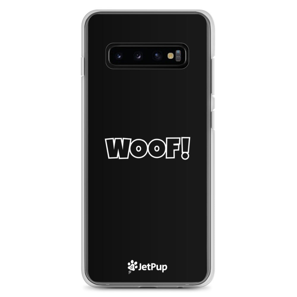 Woof Samsung Case - Black - JetPup