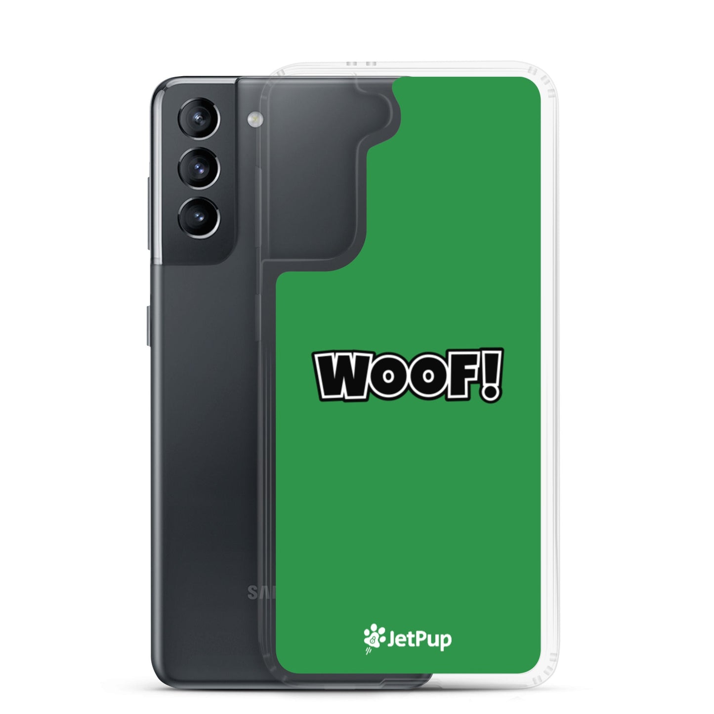Woof Samsung Case - Green - JetPup