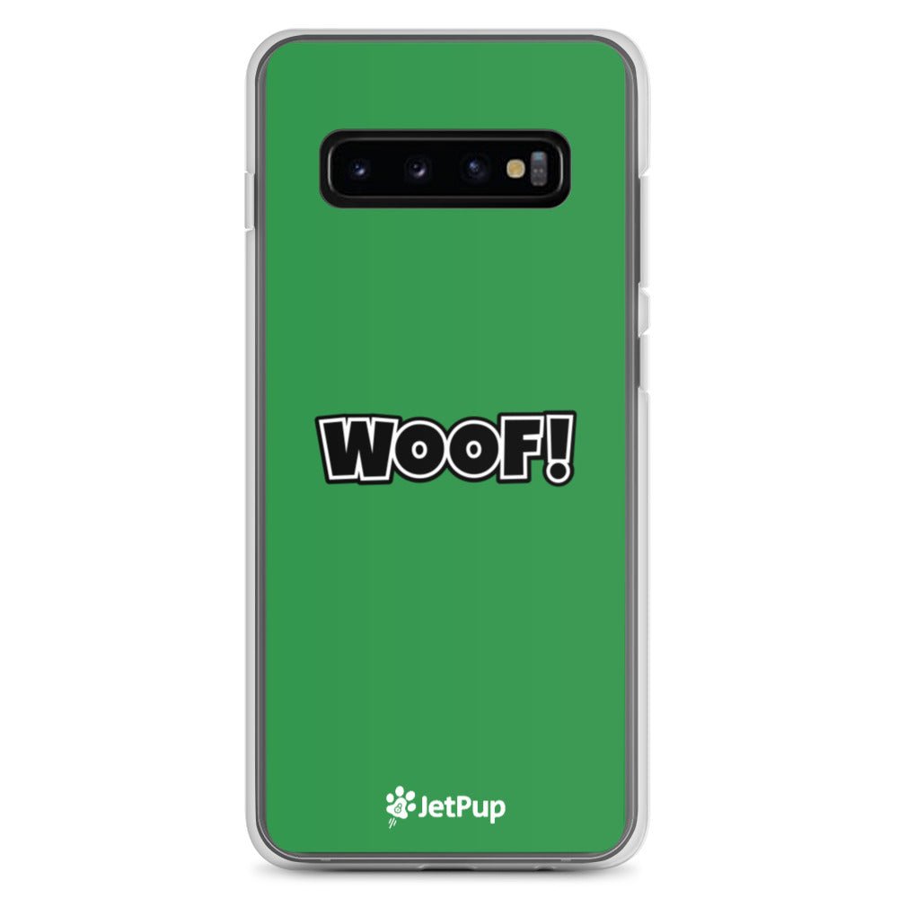 Woof Samsung Case - Green - JetPup