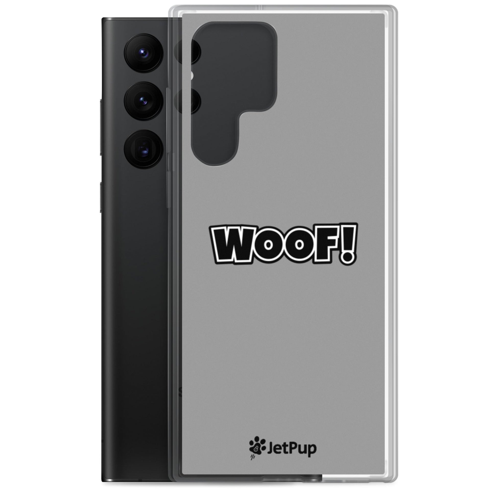 Woof Samsung Case - Grey - JetPup