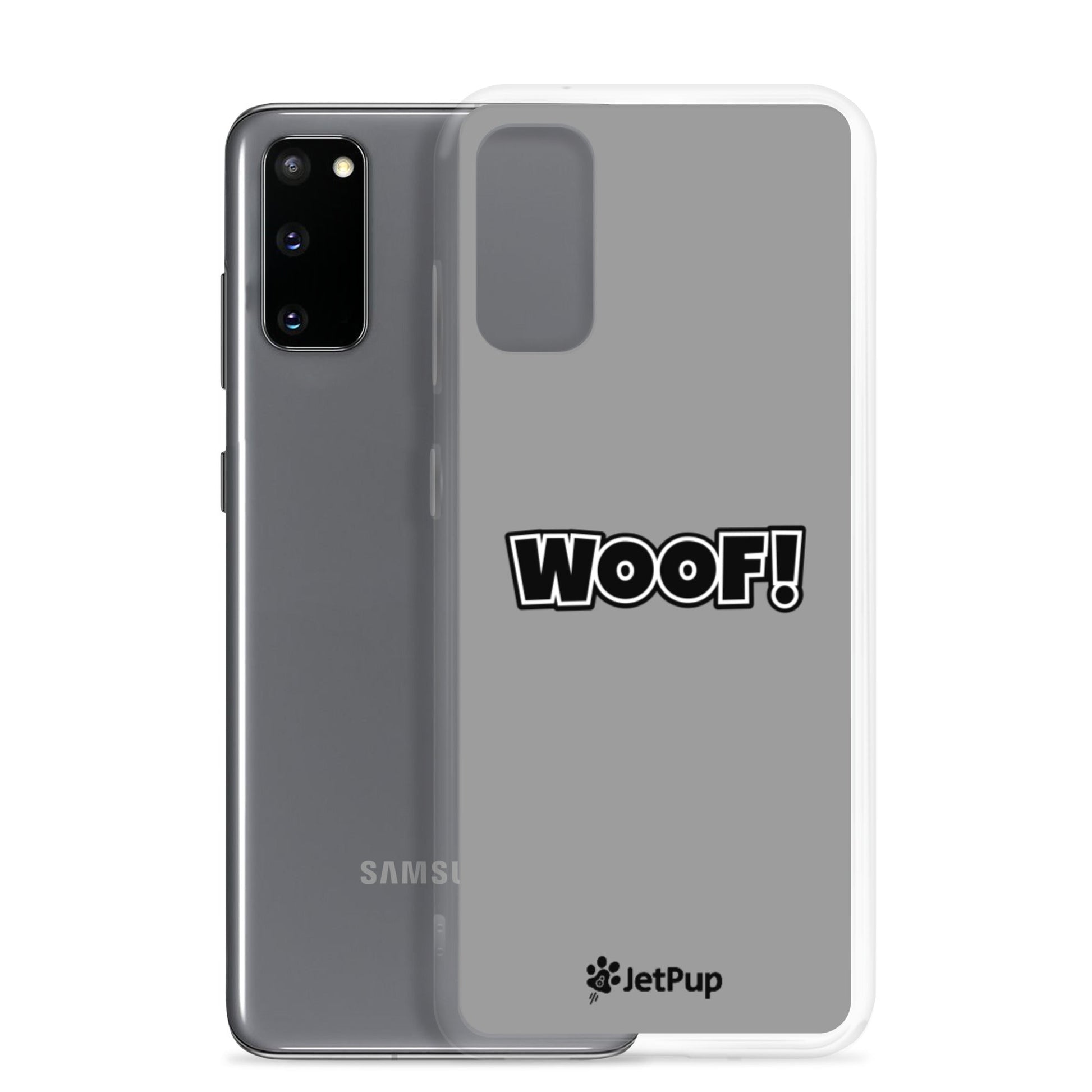 Woof Samsung Case - Grey - JetPup