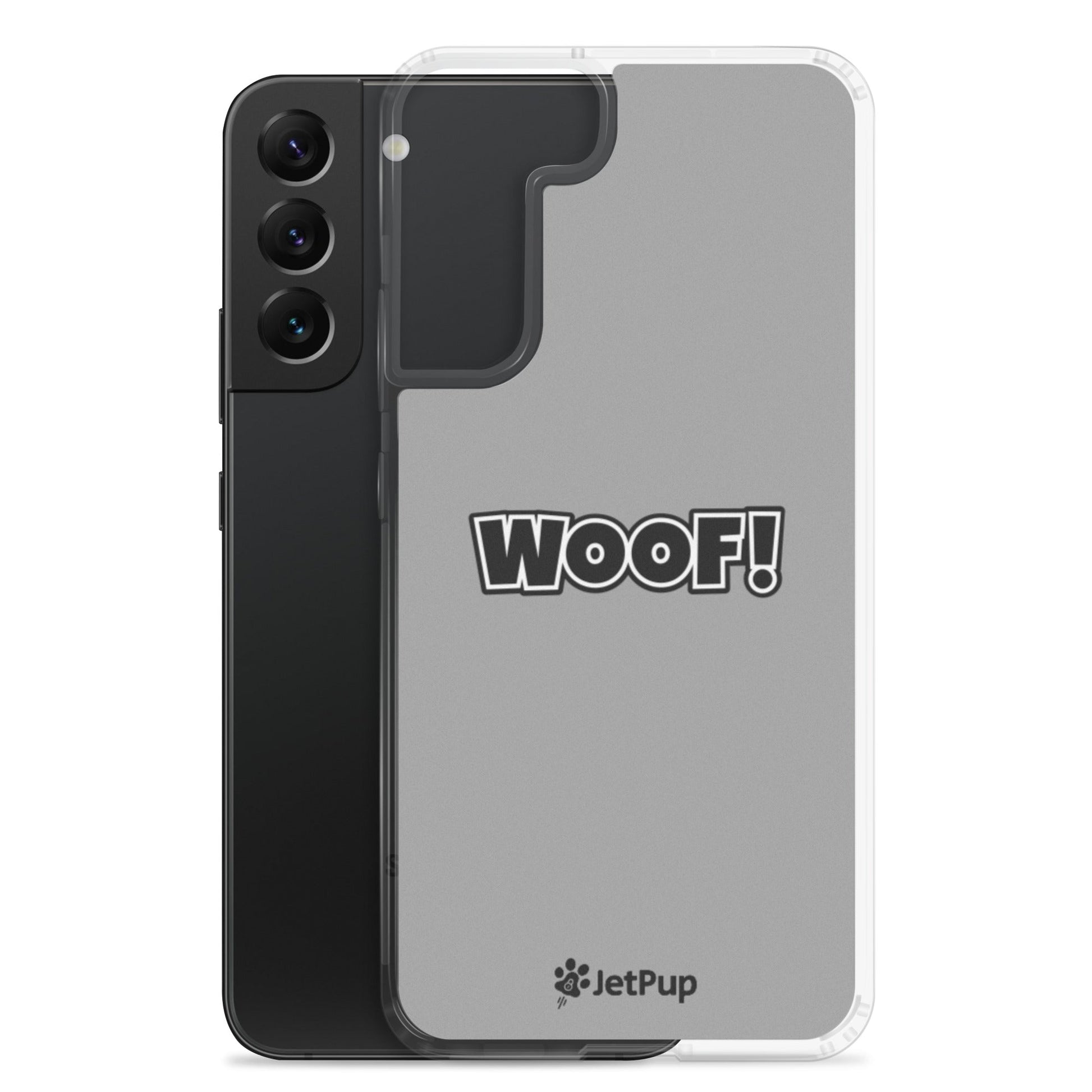 Woof Samsung Case - Grey - JetPup