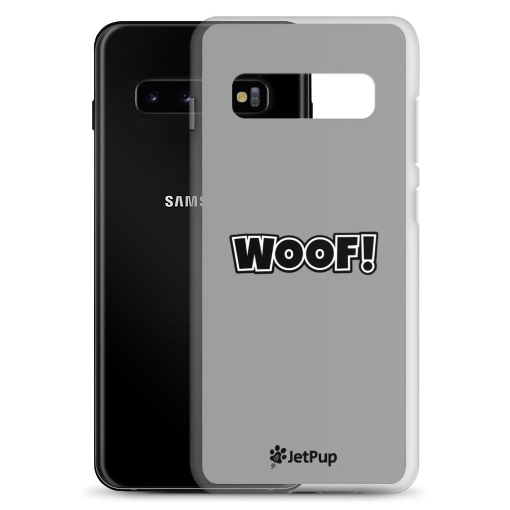 Woof Samsung Case - Grey - JetPup