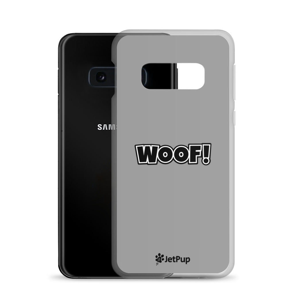 Woof Samsung Case - Grey - JetPup