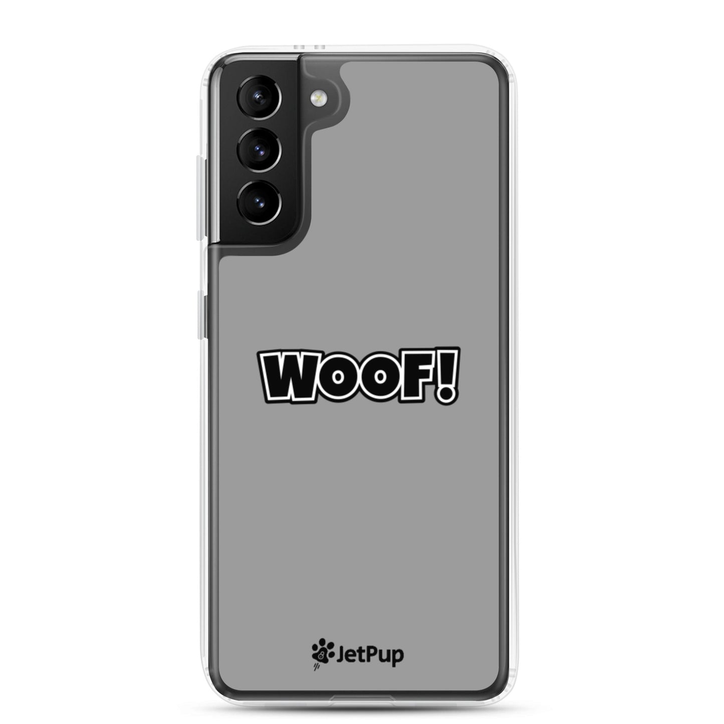 Woof Samsung Case - Grey - JetPup