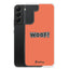 Woof Samsung Case - Orange - JetPup